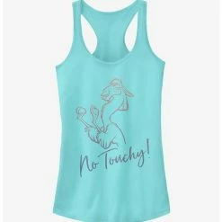Outlet 🔔 Disney The Emperor's New Groove No Touchy Rainbow 👧 Girls Tank Top 🧨