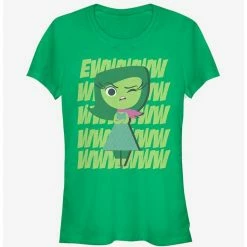 Buy 🛒 Disney Pixar Inside Out Disgust Ew 👧 Girls T-Shirt 🎉
