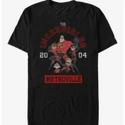Best deal ⭐ Disney Pixar The Incredibles Metroville Family T-Shirt ✨