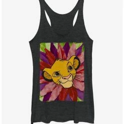 Discount 😉 Disney The Lion King Simba Leaf Mane 👧 Girls Tank Top 🥰