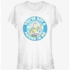 Deals ⭐ Disney Pixar Toy Story Friend in Me Buzz Circle 👧 Girls T-Shirt 😍