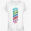 Cheap 👍 Disney Pixar Inside Out Emotion Eyes 👧 Girls T-Shirt ✨