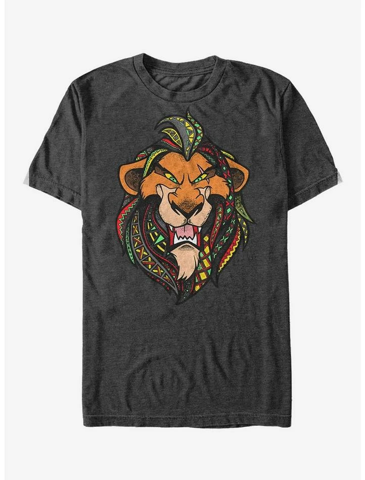 Best reviews of 👏 Disney Lion King Scar Decorative Tribal Mane T-Shirt 🎁