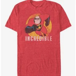 Cheapest 🤩 Disney Pixar The Incredibles Retro Masked Hero T-Shirt 🎁