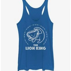 Coupon 🌟 Disney Lion King Simba Painting Circle 👧 Girls Tank Top 🔔