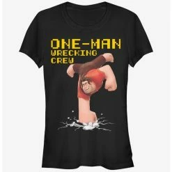 Discount ⭐ Disney Wreck-It Ralph Wrecking Crew 👧 Girls T-Shirt ❤️