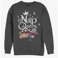 Best Pirce 🔥 Disney Ralph Breaks The Internet Aurora Nap Queen Sweatshirt 😉