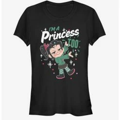 Brand new ⌛ Disney Wreck-It Ralph Princess Too 👧 Girls T-Shirt 😉