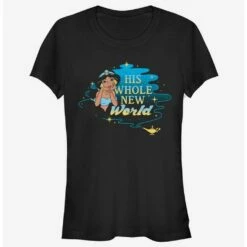Best Sale 🤩 Disney Aladdin His Whole New World 👧 Girls T-Shirt ⭐