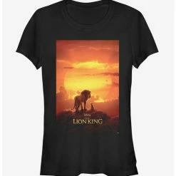 Outlet 🌟 Disney The Lion King 2019 Pride Rock Poster 👧 Girls T-Shirt 🎁