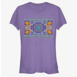 Discount 🤩 Disney Aladdin 2019 Magic Carpet Panel Print 👧 Girls T-Shirt 😀