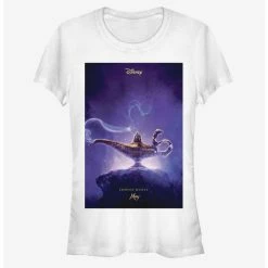 Budget 🌟 Disney Aladdin 2019 Aladdin Live Action Poster 👧 Girls T-Shirt 👍