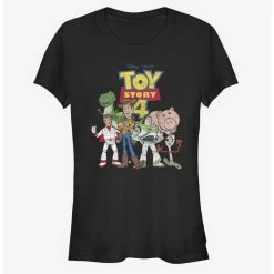 Discount 🔔 Disney Pixar Toy Story 4 Toy Crew 👧 Girls T-Shirt 🎁