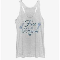 Hot Sale 😉 Disney Aladdin 2019 Free To Dream 👧 Girls Tank 🧨