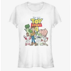 Promo 😉 Disney Pixar Toy Story 4 Toy Crew 👧 Girls T-Shirt 🔔
