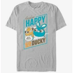 Hot Sale 🤩 Disney Pixar Toy Story 4 Happy Go Ducky T-Shirt ⌛