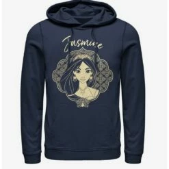 Coupon 💯 Disney Aladdin 2019 Jasmine Portrait Hoodie 🤩