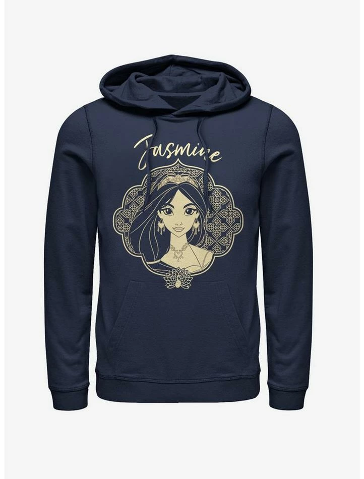 Coupon 💯 Disney Aladdin 2019 Jasmine Portrait Hoodie 🤩
