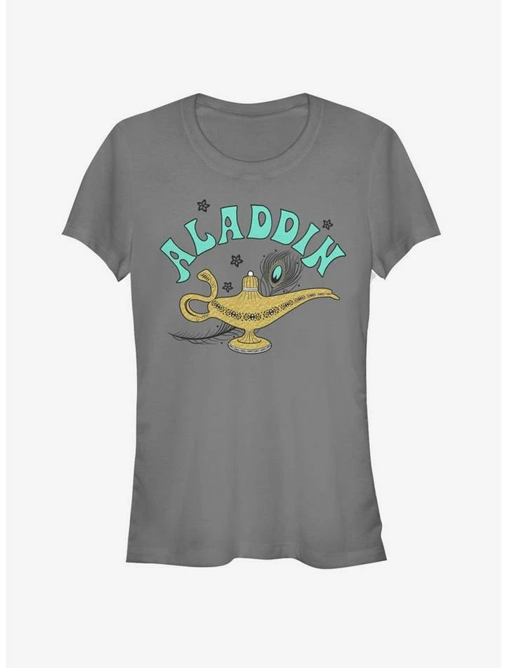 Promo 💯 Disney Aladdin 2019 Aladdin Lamp 👧 Girls T-Shirt 🔔