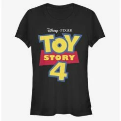 Deals ⌛ Disney Pixar Toy Story 4 Full Color Logo 👧 Girls T-Shirt ⌛