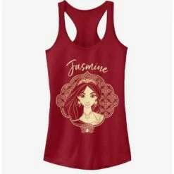 Discount 👍 Disney Aladdin 2019 Jasmine Portrait 👧 Girls Tank ✔️