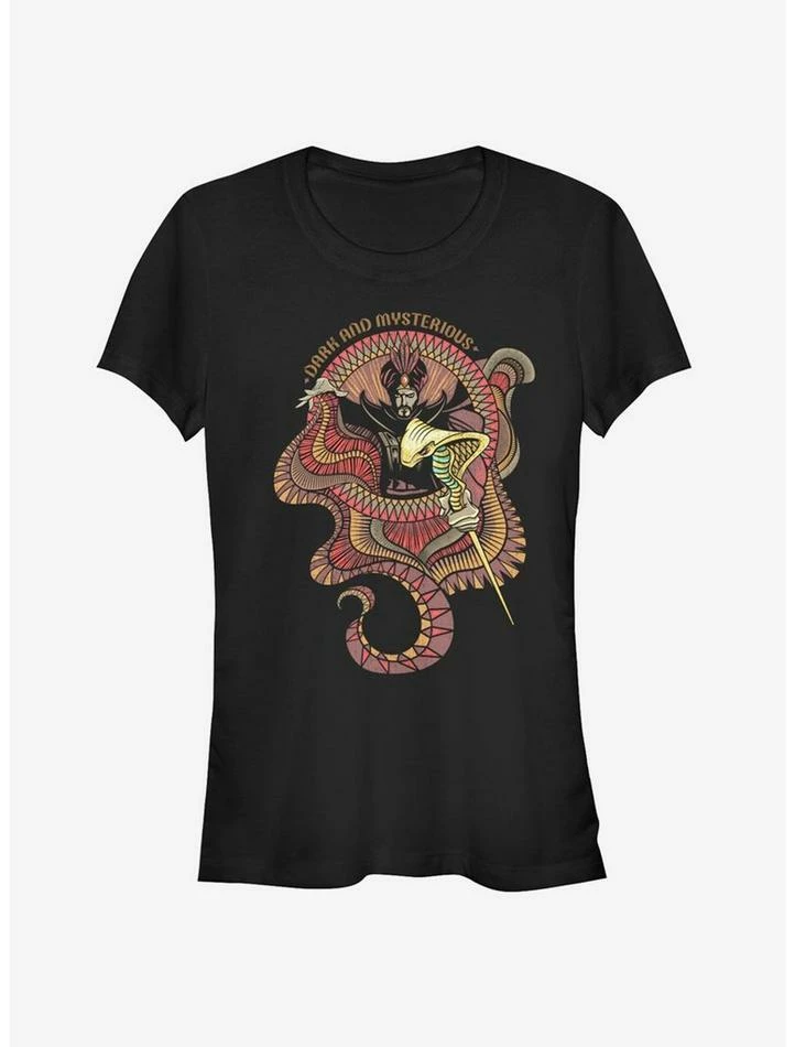 Best Pirce ⭐ Disney Aladdin 2019 Jafar Circular 👧 Girls T-Shirt ❤️