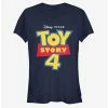 Best Pirce 😍 Disney Pixar Toy Story 4 Full Color Logo 👧 Girls T-Shirt ⌛