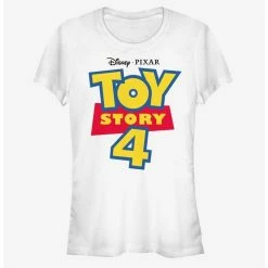 Budget 🌟 Disney Pixar Toy Story 4 Full Color Logo 👧 Girls T-Shirt ✔️
