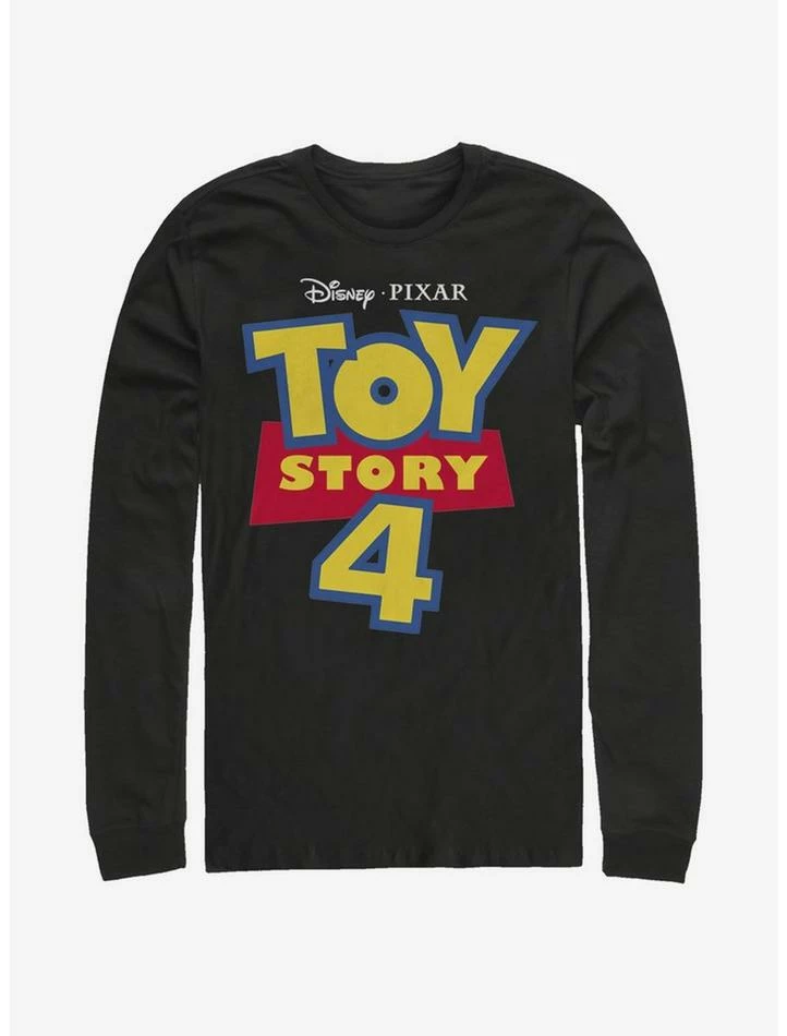 Top 10 ⭐ Disney Pixar Toy Story 4 Full Color Logo Long-Sleeve T-Shirt 🤩