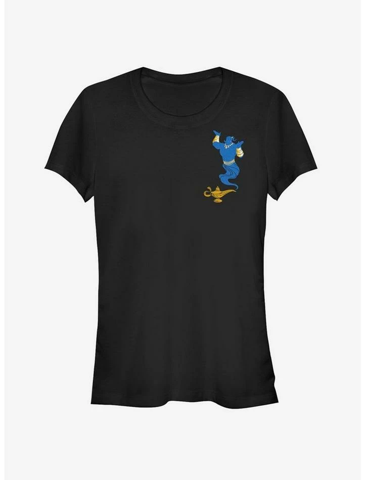 New 🥰 Disney Aladdin 2019 Pocket Lamp 👧 Girls T-Shirt 🎁 - Image 3