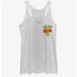 Hot Sale 🌟 Disney Pixar Toy Story 4 Chest Color Logo 👧 Girls Tank ⭐