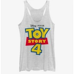 Cheapest 😍 Disney Pixar Toy Story 4 Full Color Logo 👧 Girls Tank 🤩