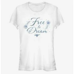 Discount 🤩 Disney Aladdin 2019 Free To Dream 👧 Girls T-Shirt 🔥