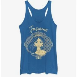Outlet ✨ Disney Aladdin 2019 Jasmine Portrait 👧 Girls Tank 🧨