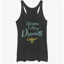Outlet ✔️ Disney Aladdin 2019 👩 Woman of Many Dreams Cursive 👧 Girls Tank 🛒