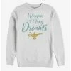 Promo 👍 Disney Aladdin 2019 👩 Woman of Many Dreams Cursive Sweatshirt 🧨