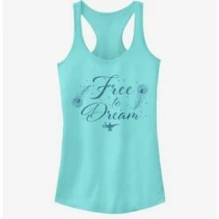 Flash Sale 💯 Disney Aladdin 2019 Free To Dream 👧 Girls Tank ⌛