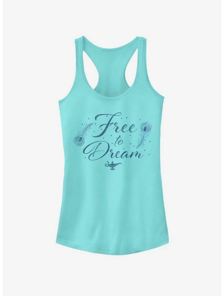 Flash Sale 💯 Disney Aladdin 2019 Free To Dream 👧 Girls Tank ⌛