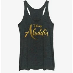 Discount 🌟 Disney Aladdin 2019 Aladdin Live Action Logo 👧 Girls Tank 🌟