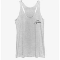 New 🛒 Disney Aladdin 2019 Genie Lamp Pattern 👧 Girls Tank ⌛