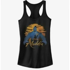 Wholesale 🎁 Disney Aladdin 2019 Genie Silhouette 👧 Girls Tank ⭐