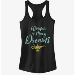 Top 10 🎉 Disney Aladdin 2019 👩 Woman of Many Dreams Cursive 👧 Girls Tank 👍