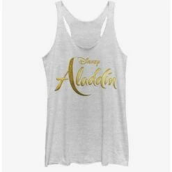 Deals ⭐ Disney Aladdin 2019 Aladdin Live Action Logo 👧 Girls Tank ✨