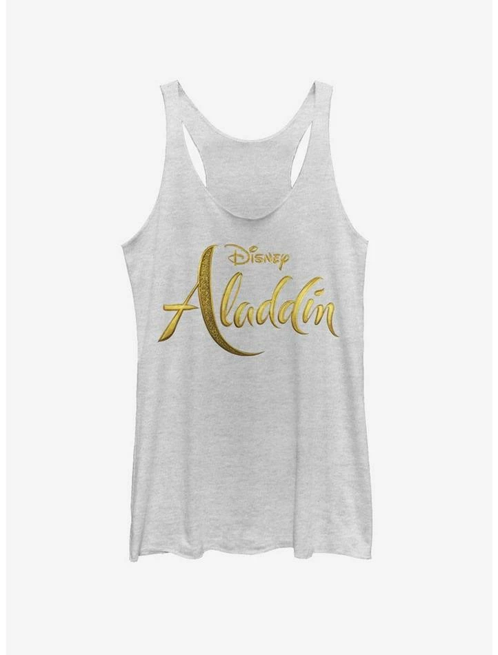 Deals ⭐ Disney Aladdin 2019 Aladdin Live Action Logo 👧 Girls Tank ✨