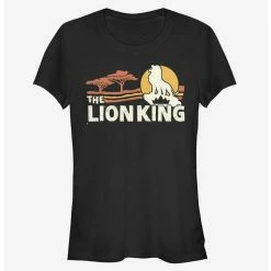 Outlet 🔔 Disney The Lion King 2019 Savannah Scene Back 👧 Girls T-Shirt 🧨