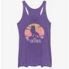 New ✔️ Disney The Lion King 2019 Sunset Logo 👧 Girls Tank ✔️