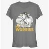 Cheapest ✨ Disney The Lion King 2019 No Worries Club 👧 Girls T-Shirt 👍