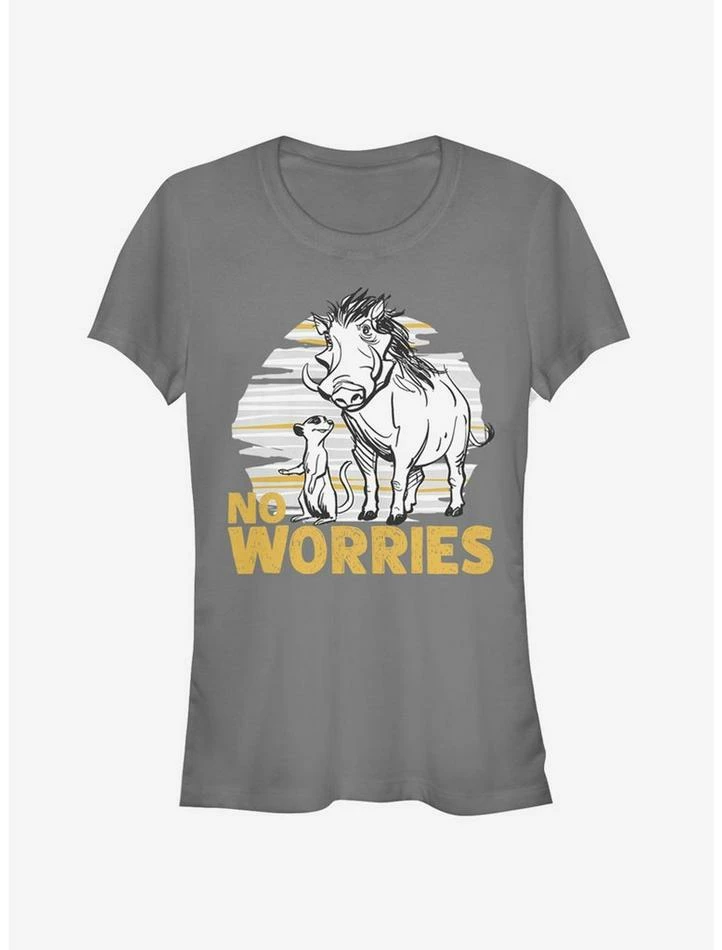 Cheapest โจ Disney The Lion King 2019 No Worries Club ๐ง Girls T-Shirt ๐