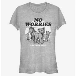 Deals 🔥 Disney The Lion King 2019 No Worries Back 👧 Girls T-Shirt 🌟