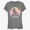 Brand new ⭐ Disney The Lion King 2019 Sunset Logo 👧 Girls T-Shirt ✨